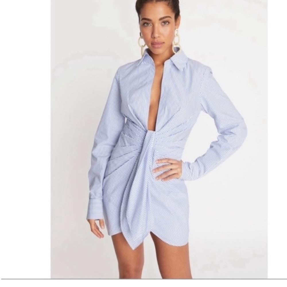 Choosy Blue Striped women’s Dress